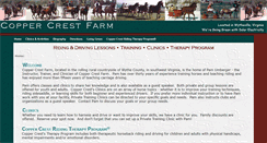 Desktop Screenshot of coppercrestfarm.com